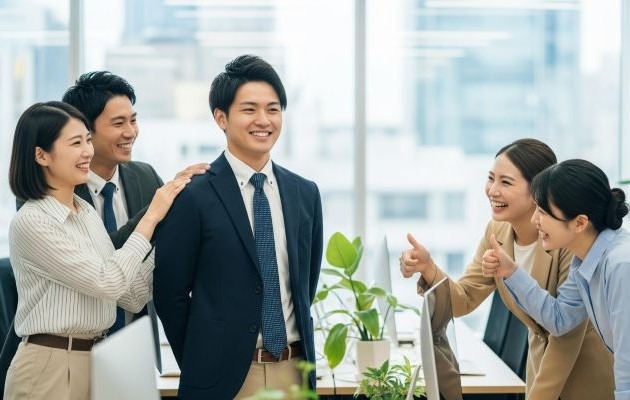 頼られたいという理想像をスキルアップを通して実現し、同僚から信頼を得た社会人男性