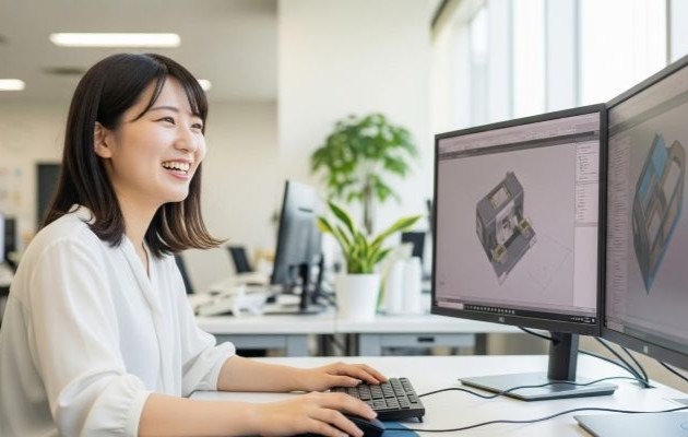 就いてよかった仕事ランキングを見てCADオペレーターに転職した女性